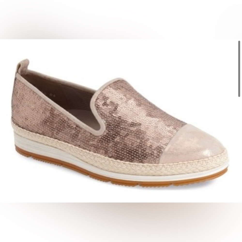 Paul Green 'Joaquin' Sequin Espadrille Slip-on Sneakers US Size 8